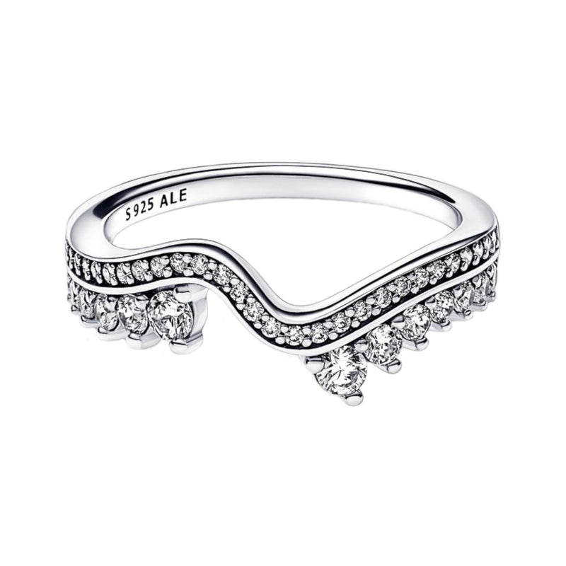 Pandora Timeless 925 Sterling Zilveren Wave Ring 192543C01-50-zoom-