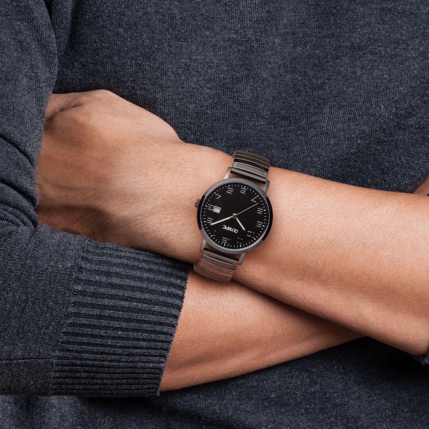 Olympic Lucas Black Men's Watch OL26HZZ001