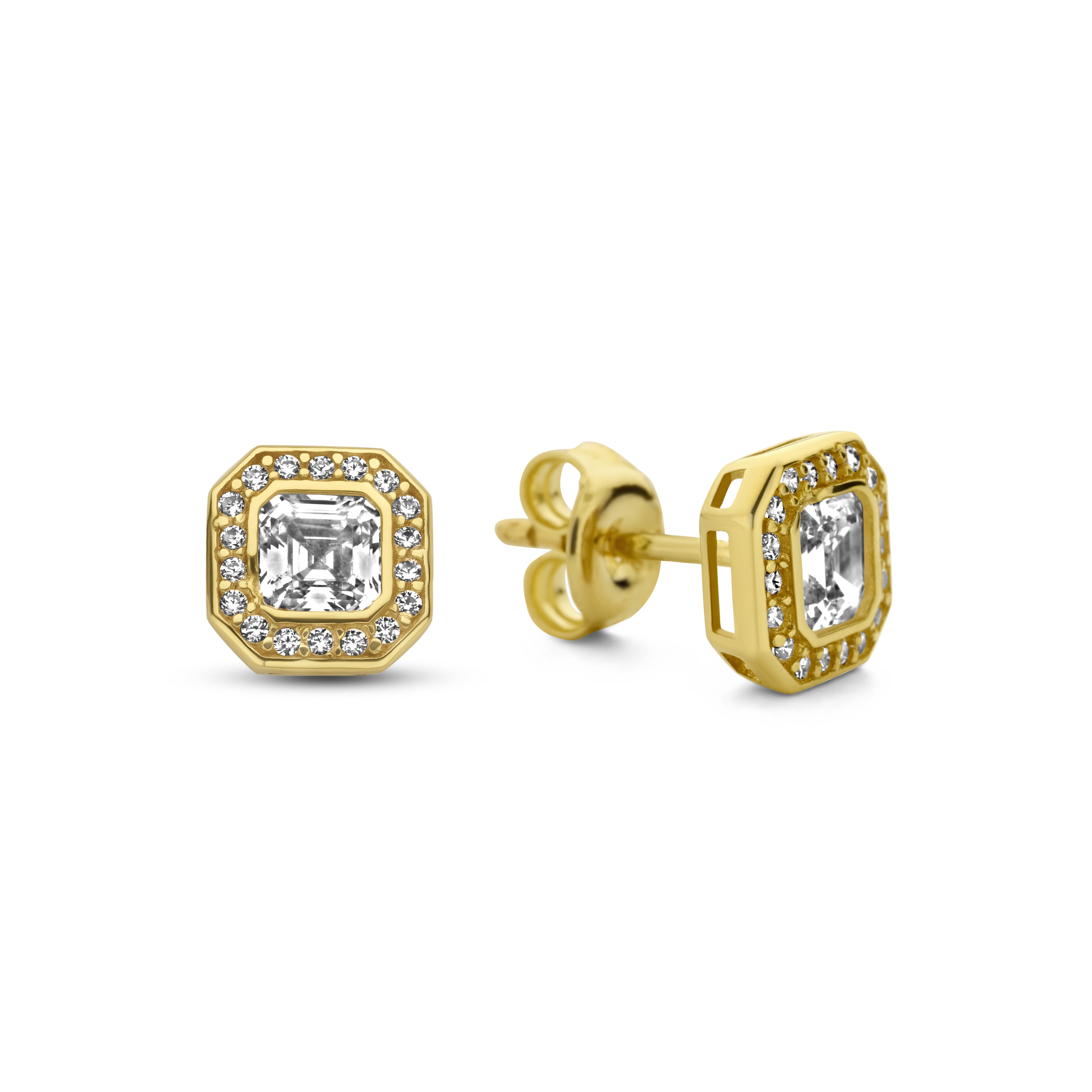 Beloro Jewels Monte Napoleone Sofia 9 carat gold Ear Studs BO360042