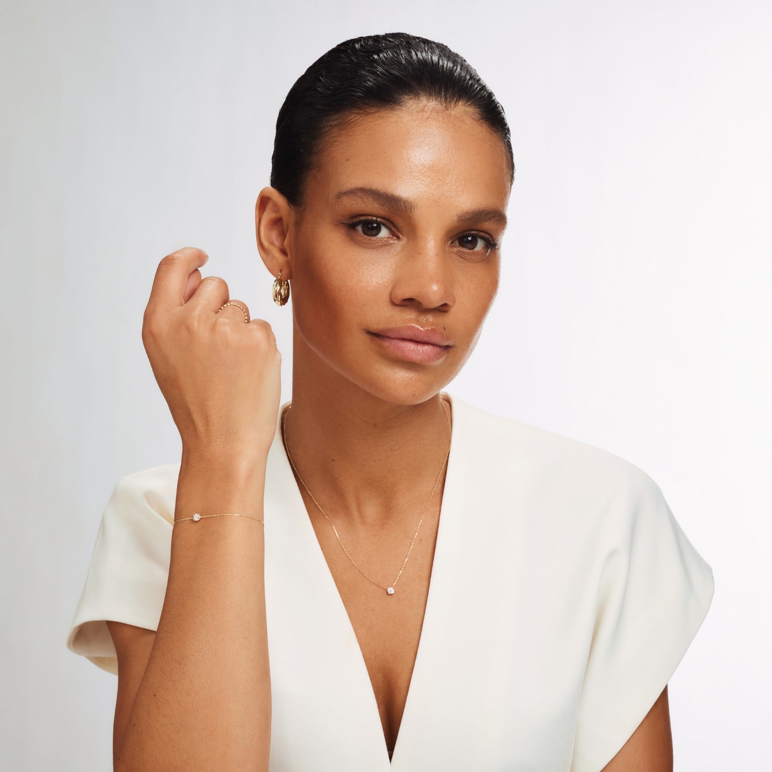 Isabel Bernard Le Marais Garance 14 Carat Golden Necklace IB340136 (Length: 42.00 cm)