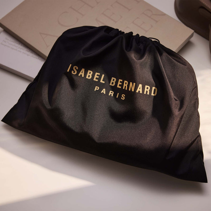 Isabel Bernard Honoré Grace mini bruine suède handtas IB21132-130-zoom-