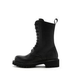 Isabel Bernard Vendôme Myrthe Black Calfskin Lace-up boots IB53008-01-36