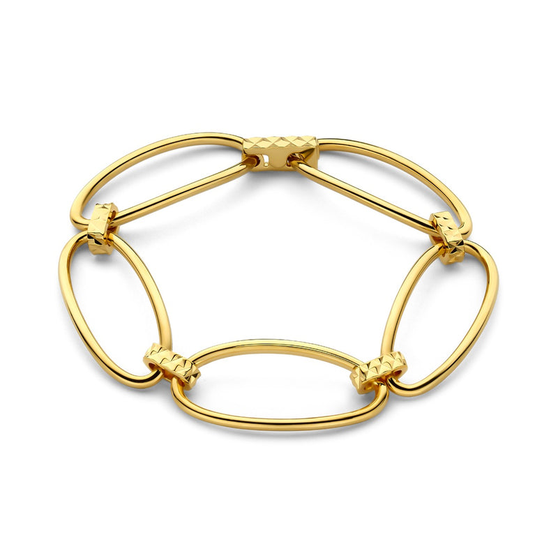 Parte Di Me Bibbiena Poppi Clara 925 Sterling Zilveren Gold Plated Schakelarmband PDM32146-zoom-