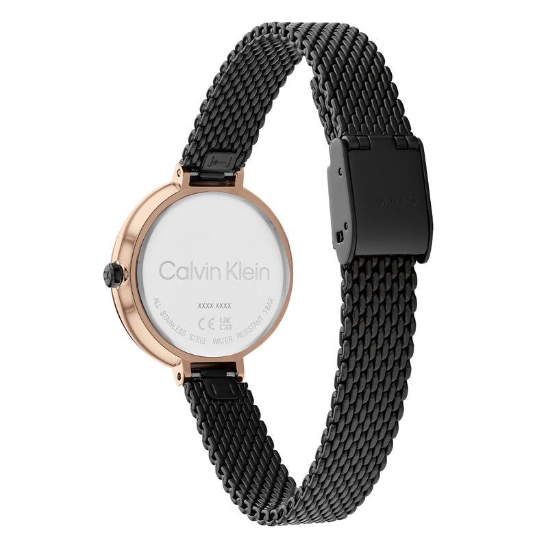 Calvin Klein Minimalistic T-bar Zilverkleurig Dames Horloge 2002-CK25200084-zoom-