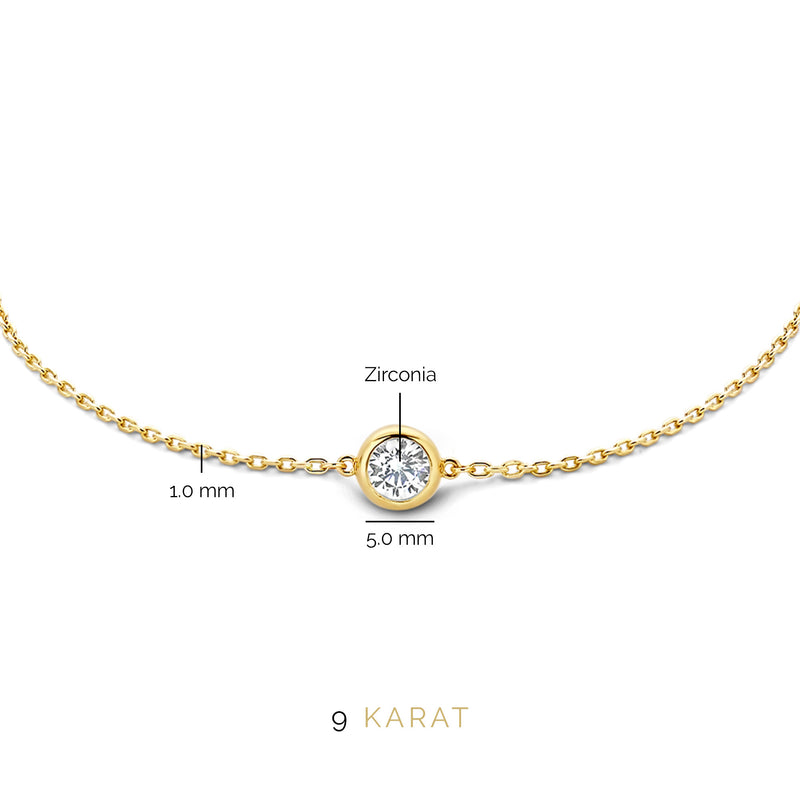 Beloro Jewels Monte Napoleone Lucilla 9 karaat armband BO320009-zoom-