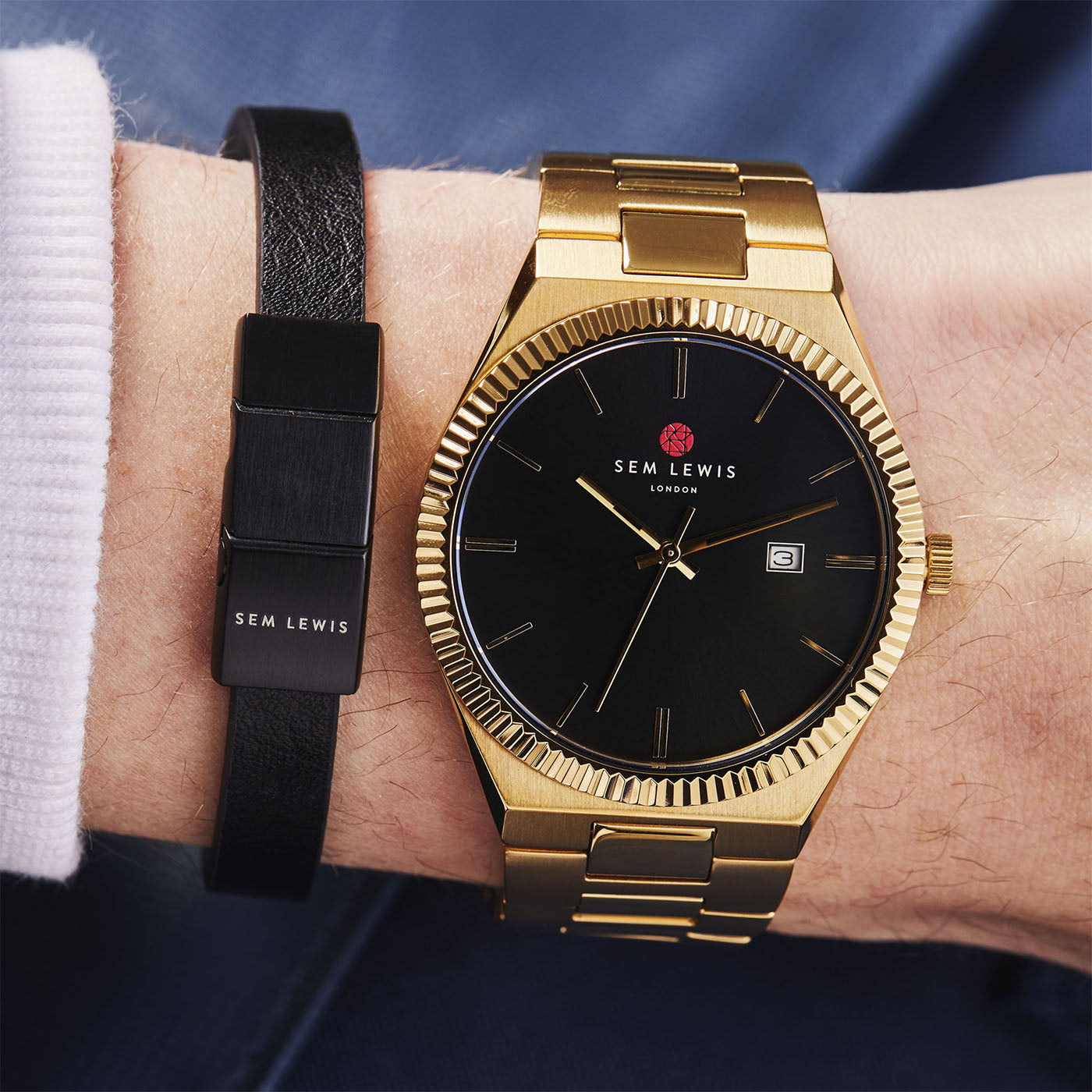 Sem Lewis Bakerloo Bakerstreet Armband SL210022 (Lengte: 21.00 cm)