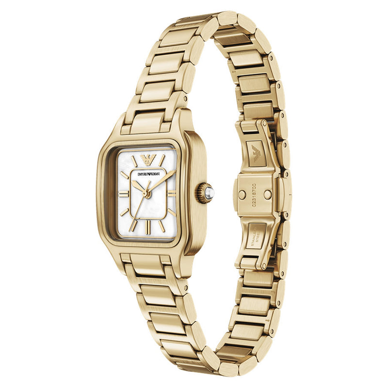 Emporio Armani Square White Dial Watch AR11744-zoom-