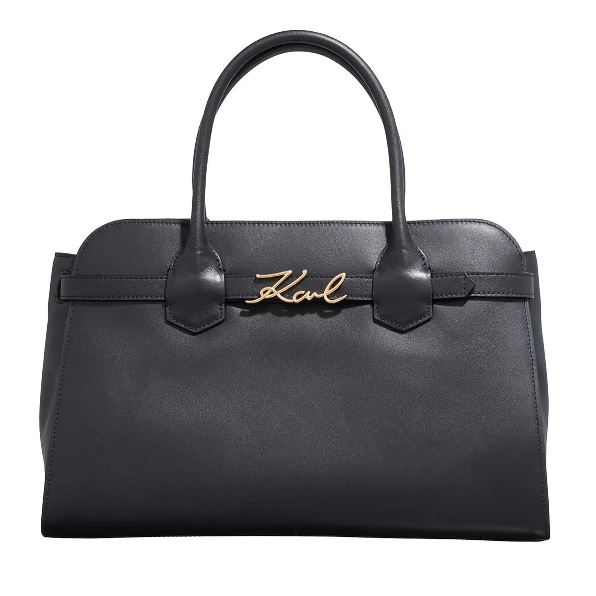 Karl Lagerfeld Black Tote Bag 2001-A0491524