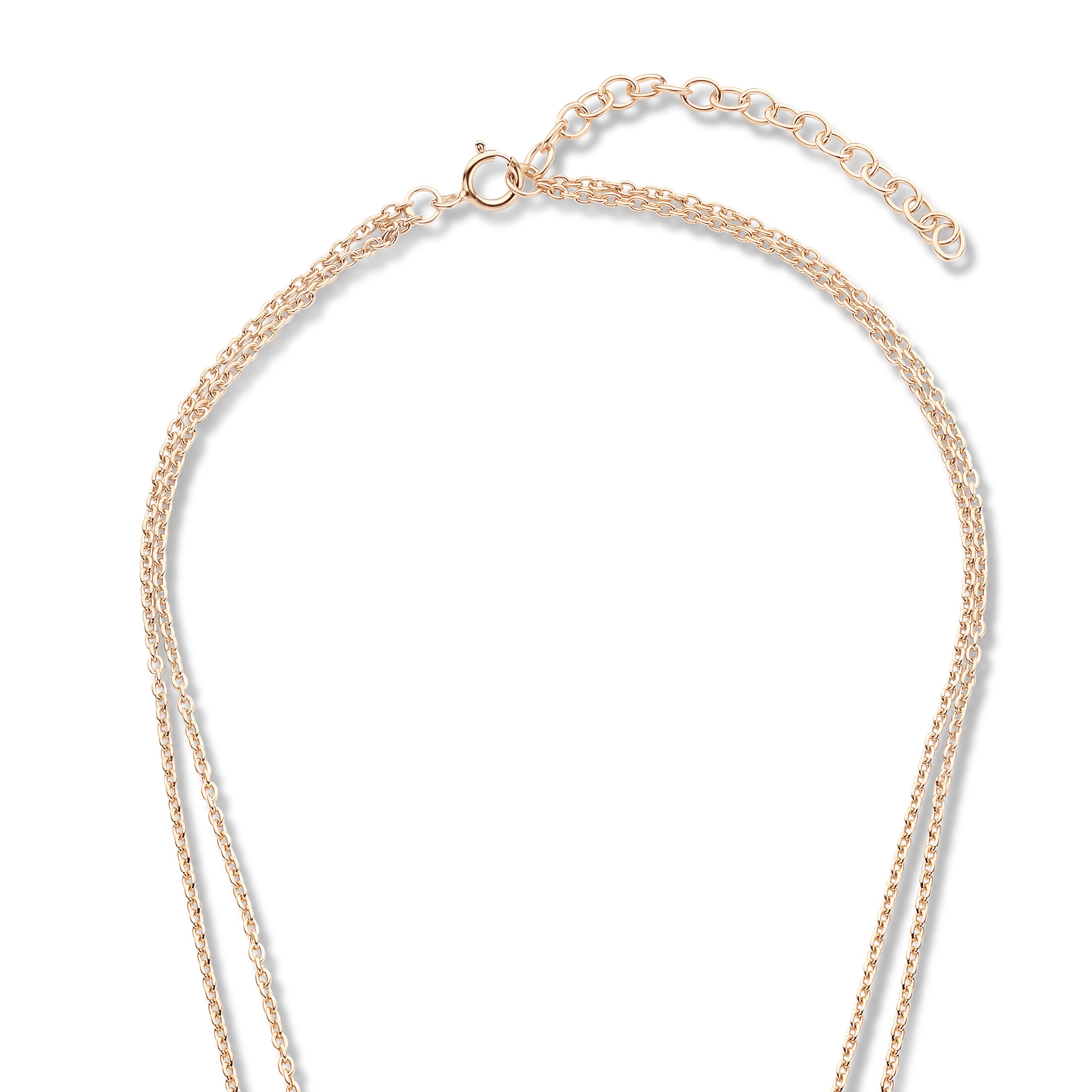Violet Hamden Luminous Luna Rosegold Necklace VH10105 (Adjustable between 40-50 cm)