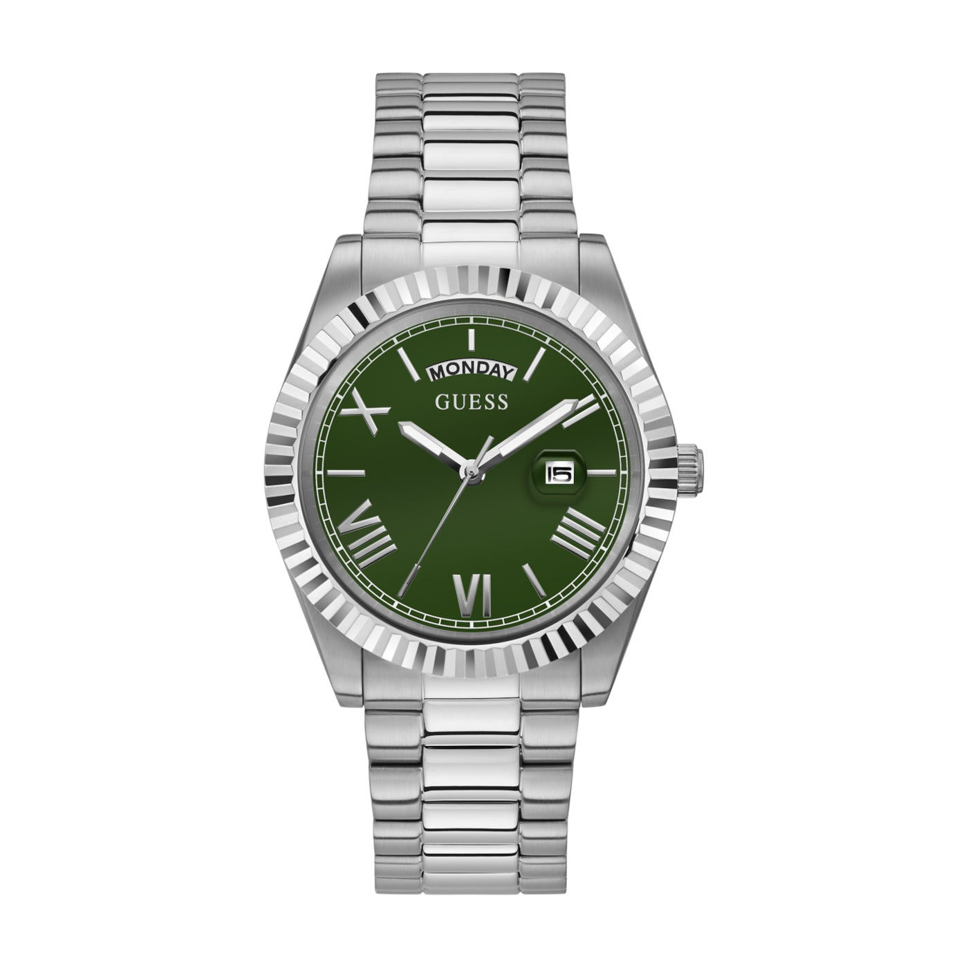 GUESS Connoisseur Silver Watch GW0265G10