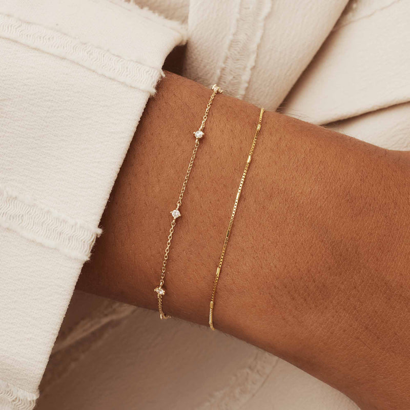 Isabel Bernard Rivoli Esmée 14 Karaat Gouden Armband IB320099-zoom-