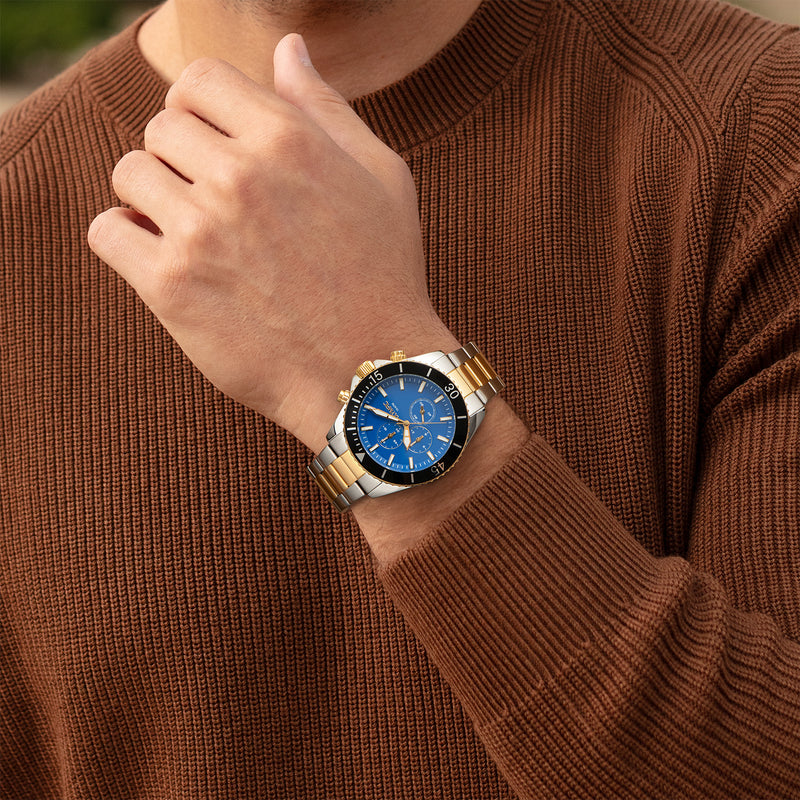 Olympic Paul Blauw Heren Horloge 2002-OL89HSS055B-zoom-