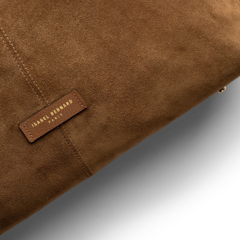Isabel Bernard Honoré Grace bruine suède schoudertas IB25093-130-zoom-
