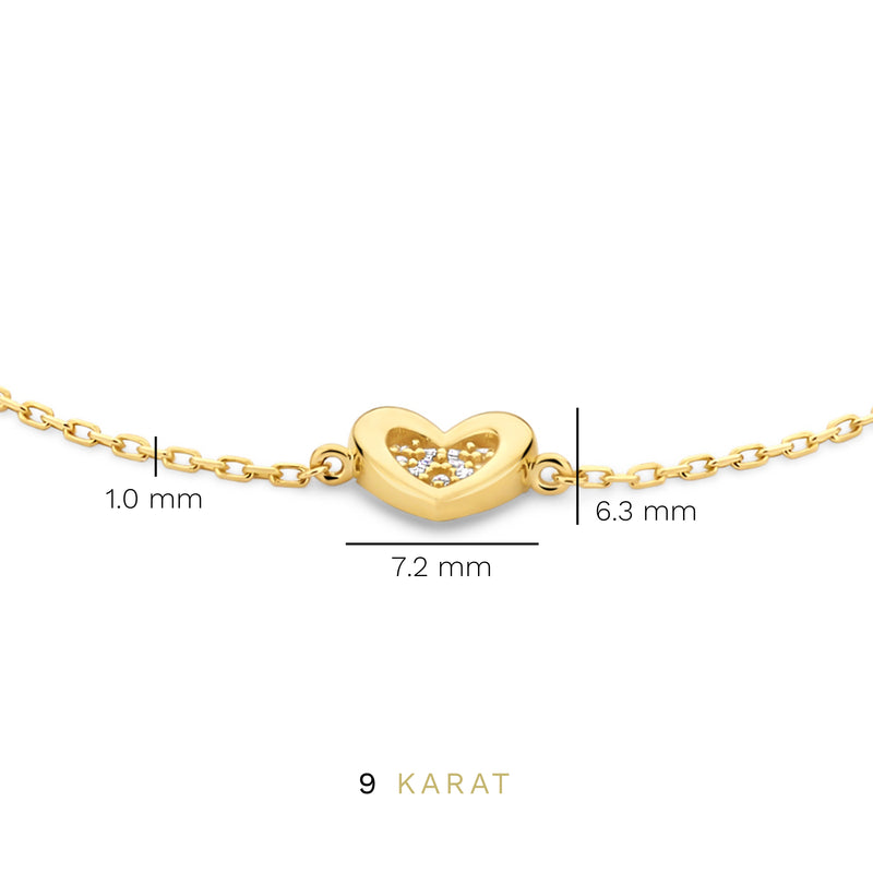 Beloro Jewels Monte Napoleone Gionna 9 karaat Armband BO320031-zoom-