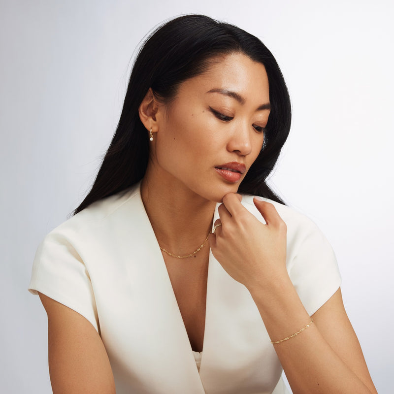 Isabel Bernard Rivoli Lilou 14 karaat gouden armband IB320077-zoom-