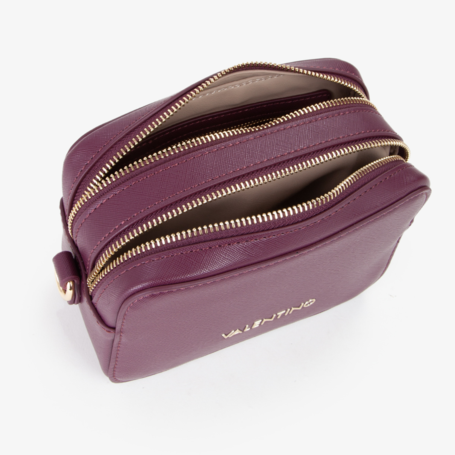Valentino Bags Zero Re Bordeaux Crossbody Bag VBS7B306PRUGNA