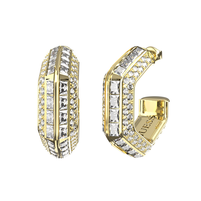 Guess Lioness Queen Gold-coloured Earrings JUBE06188JWYGT-U-zoom-
