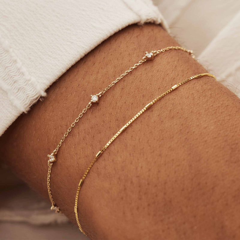 Isabel Bernard Rivoli Esmée 14 Karaat Gouden Armband IB320099-zoom-