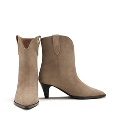 Isabel Bernard Vendôme Louane Taupe Suede Boots IB53009-178-40
