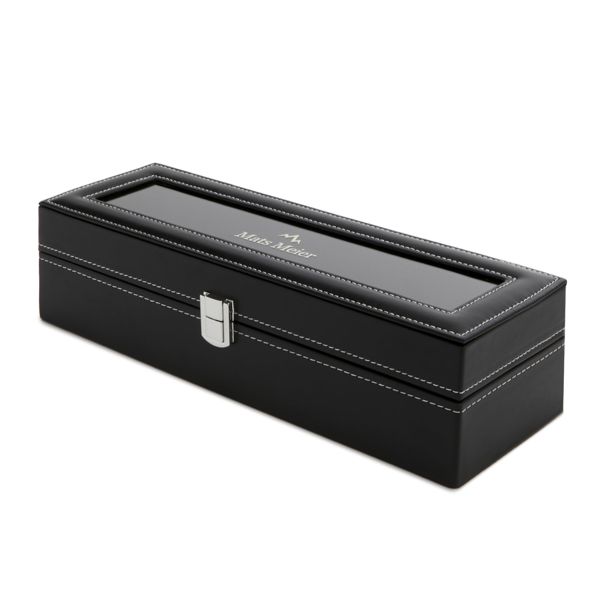Mats Meier Mont Fort Black Watchbox voor 6 Watchs