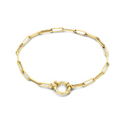 Isabel Bernard Aidee Odile 14 Karaat Gouden Schakelarmband IB320128