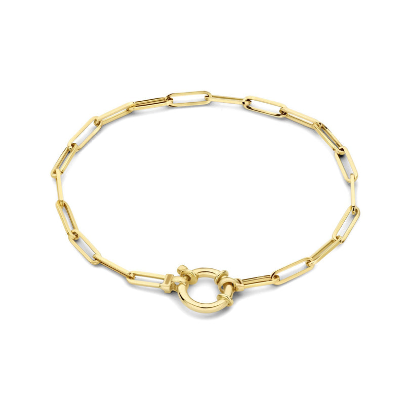 Isabel Bernard Aidee Odile 14 Karaat Gouden Schakelarmband IB320128-zoom-