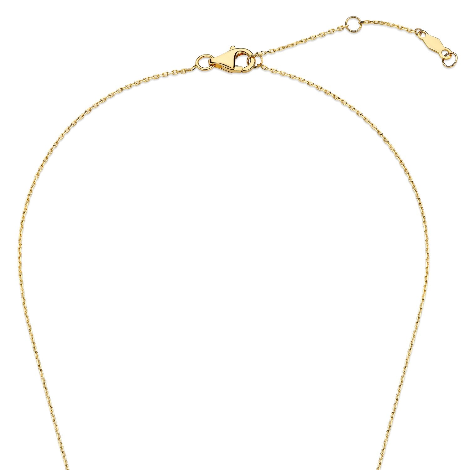 Isabel Bernard De la Paix Céline 14 Carat Golden Necklace | diamond 0.05 ct | IBD350001