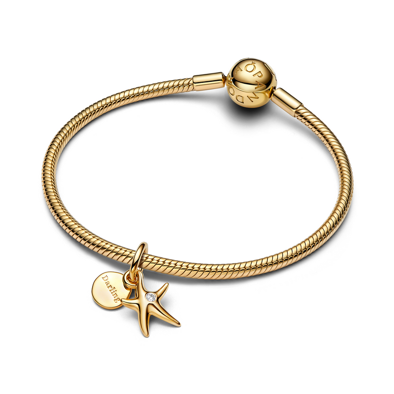 Pandora Moments Gold Plated Zeester Dubbele Bedel 763892C01-zoom-