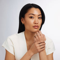 Isabel Bernard De La Paix Inaya 14 Carat Gold Ring | diamond 0.01 ct | IBD330027-60