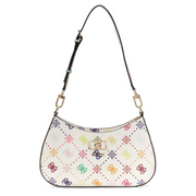 Guess Emelie Multi Logo Top Zip Shoulder Bag HWGM99-28180-MUO