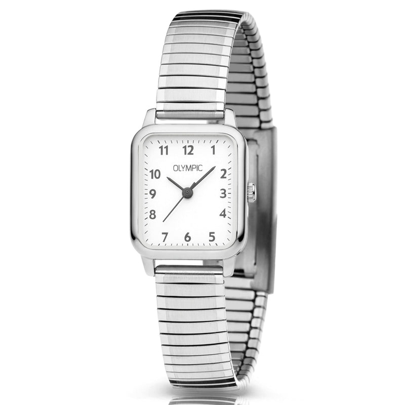 Olympic Britt Wit Dames Horloge 2002-OL26DSS140-zoom-