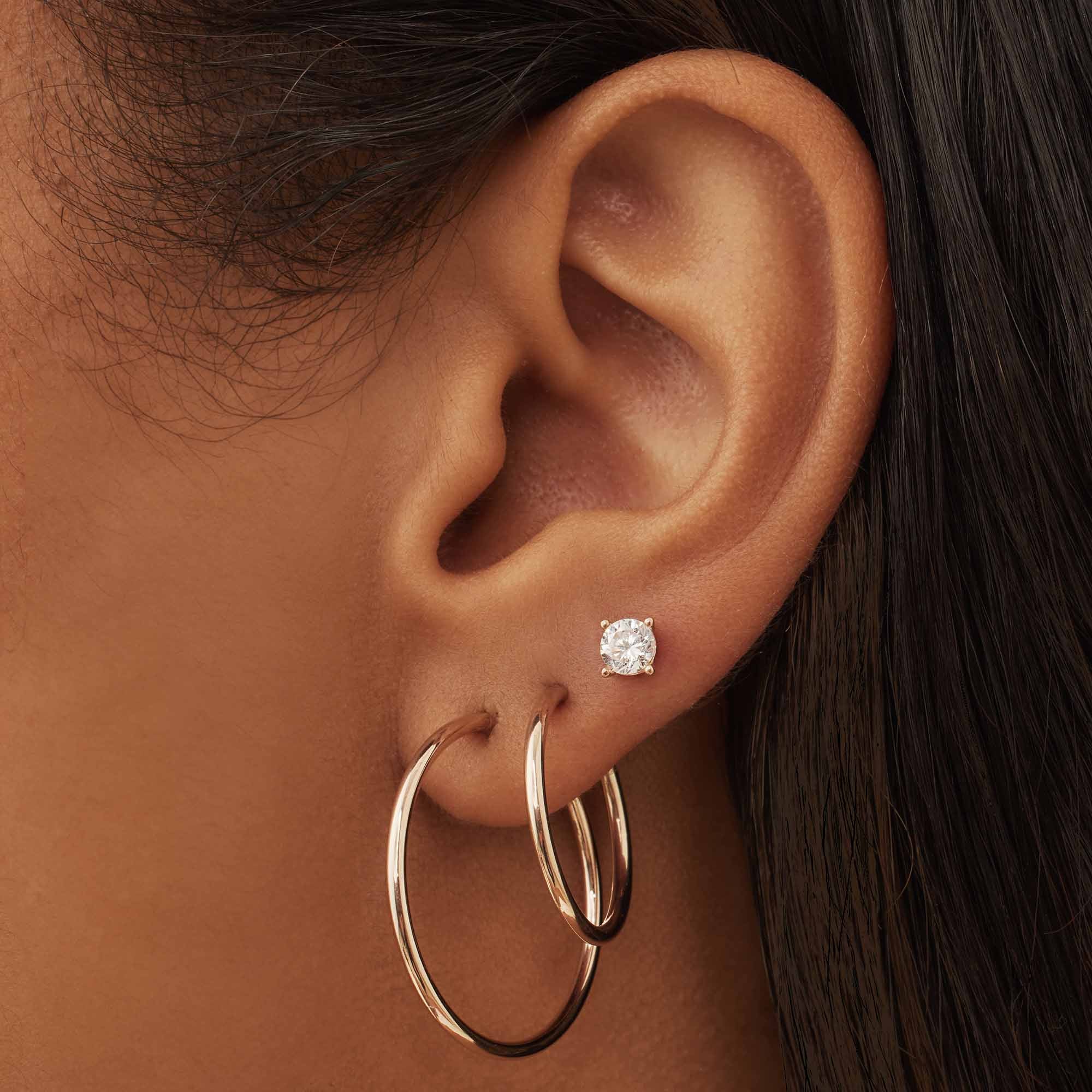 Isabel Bernard Cadeau d'Isabel 14 Carat Rosegold Earrings Set IB90077