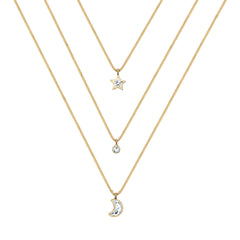 Elli 925 Sterling Silver Layered 2004-BF-0008049-001