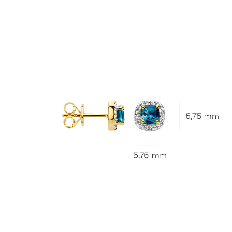 Blush 14 Karaat Gouden Oorknoppen 7629YDL-zoom-