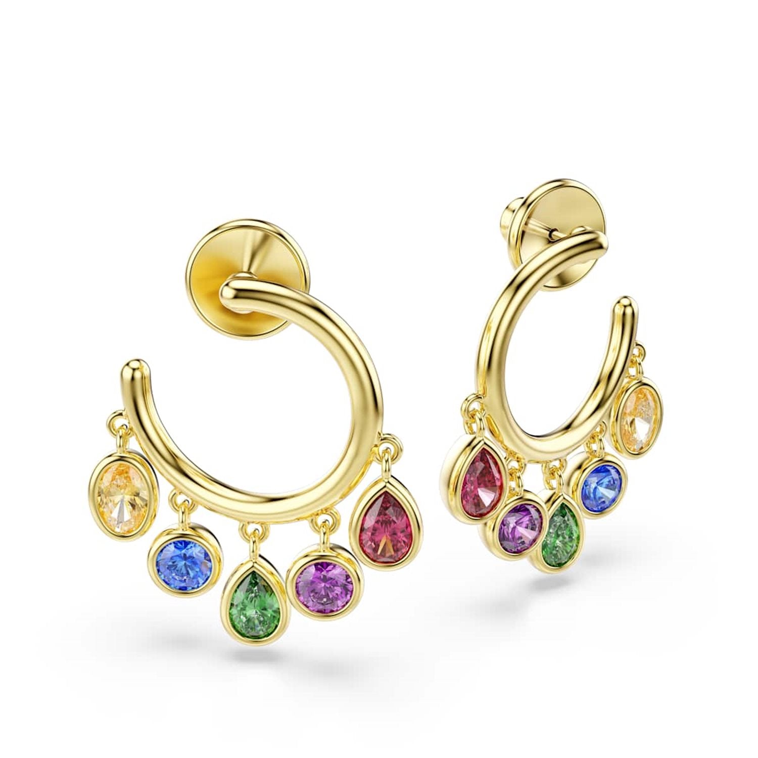 Swarovski Imber Organic Gold-Tone Multicolour Earrings 5753263