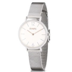 Olympic Sanne Zilverkleurig Dames Horloge 2002-OL66DSS018