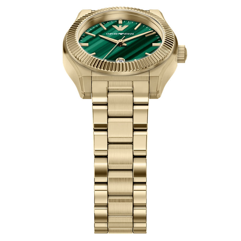 Emporio Armani Round Green Dial Watch AR11761-zoom-