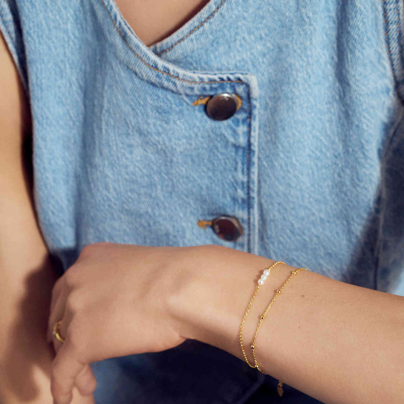 Sif Jakobs Vergulde Sfere Armband SJ-B2748-YG-zoom-