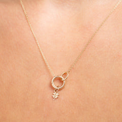 Isabel Bernard Le Marais Clover 14 karat gold charm IB350059