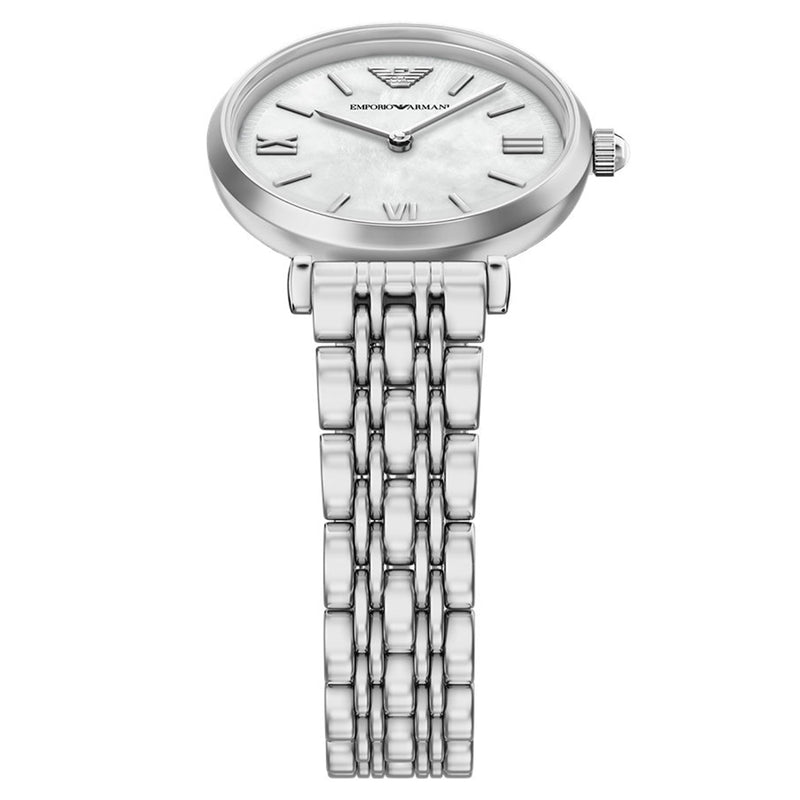 Emporio Armani Round White Dial Watch AR11768-zoom-