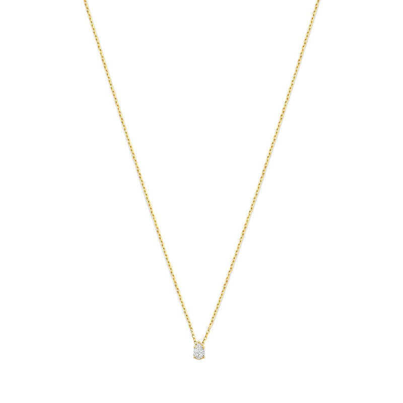 Isabel Bernard De la Paix Eloise 14 karaat gouden collier met diamant 0.1 karaat IBD350025-zoom-