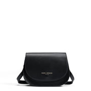 Isabel Bernard Montmartre Manon Zwarte NatuurLeren Crossbody Tas IB21110