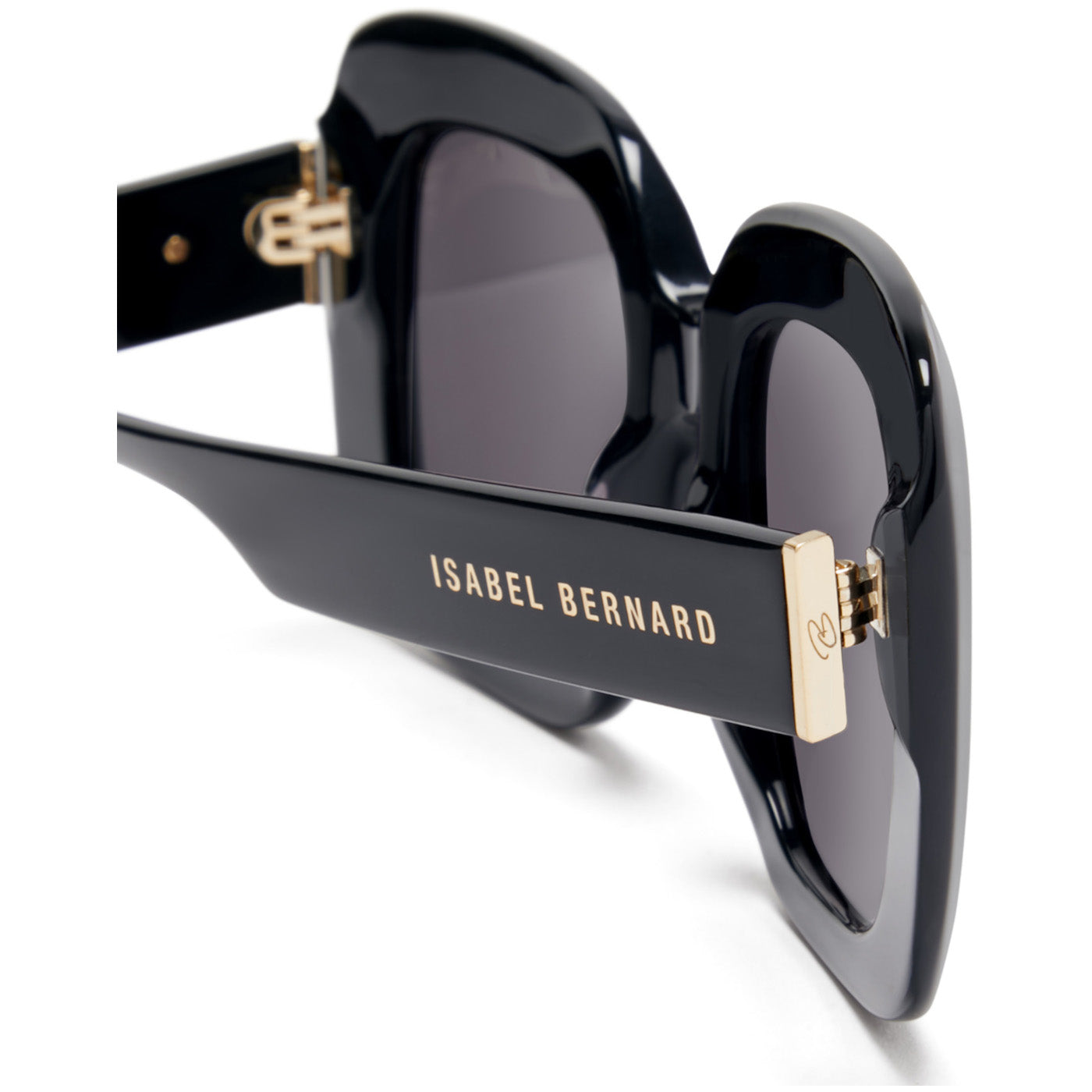 Isabel Bernard La Villette Rive Black Vierkante Sunglasses IB400003-01-01