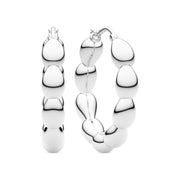 Sif Jakobs 925 Sterling Zilveren Goccia Cerchietto Medio Oorbellen SJ-E2597