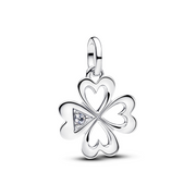 Pandora ME Hart Vierbladige Klaver Medaillon Bedel 793034C01