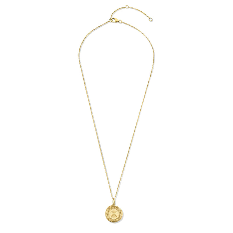 Violet Hamden Athens Agora 925 Sterling Zilveren Goudkleurige Ketting VH340001 (Lengte: 40.00-45.00 cm)-zoom-