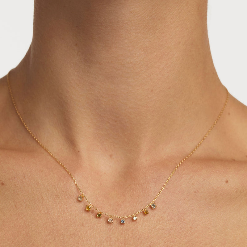 P D Paola Color 925 Sterling Silver Necklace with Gold Plating CO01-839-U-zoom-
