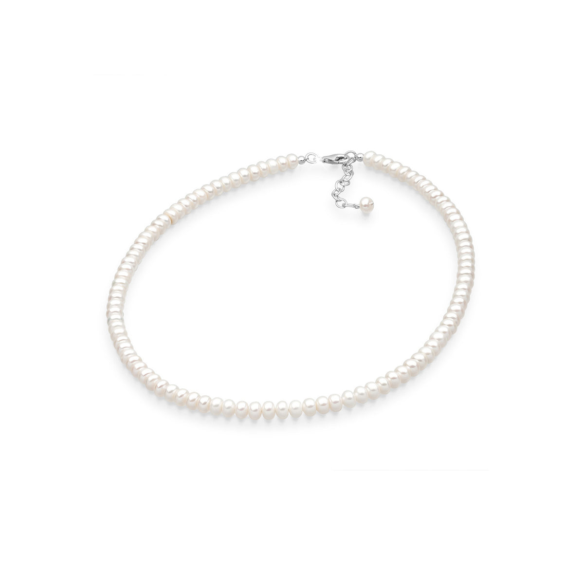 Elli 925 Sterling Silver Pearl Necklace 2004-BF-0008098-001