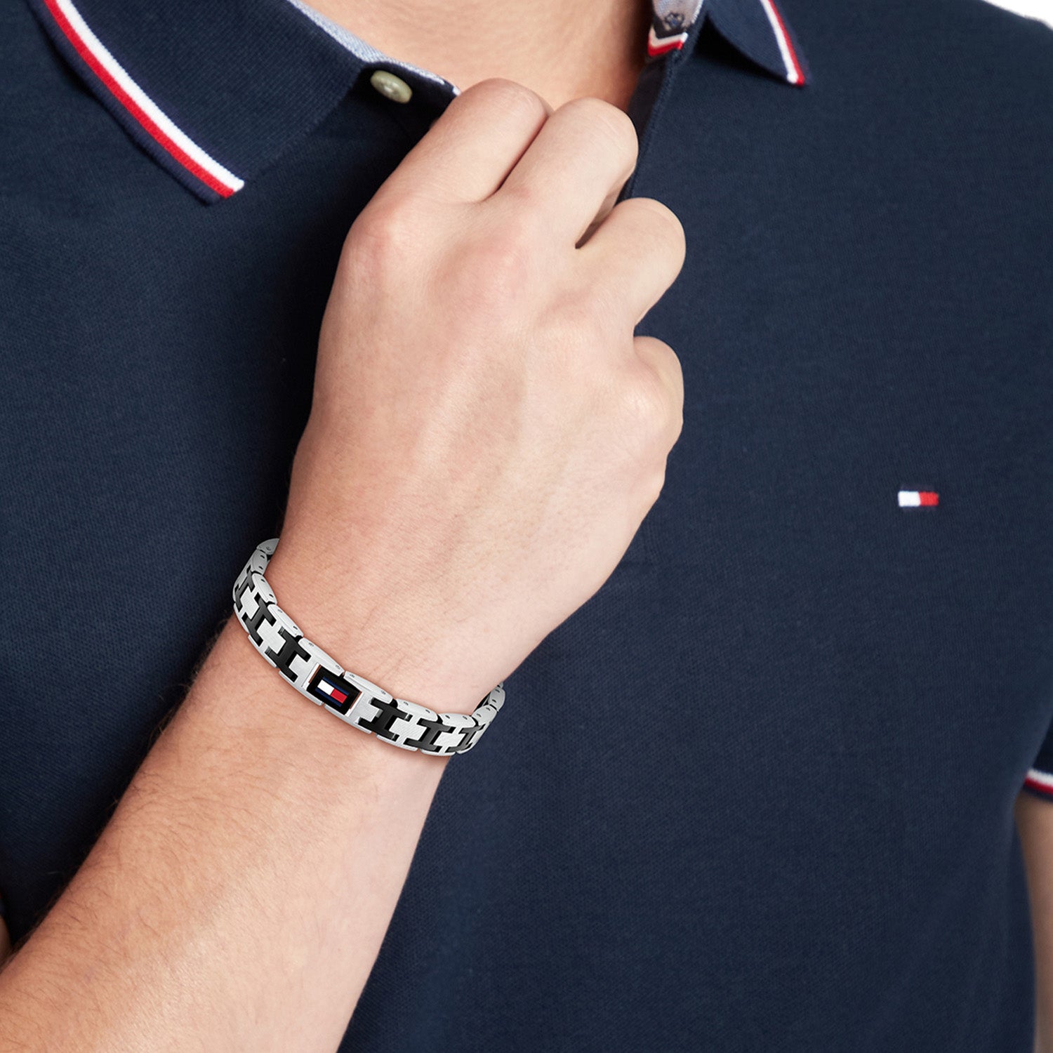 Tommy Hilfiger Stainless Steel Silver Men's Chain Bracelet TJ2790684