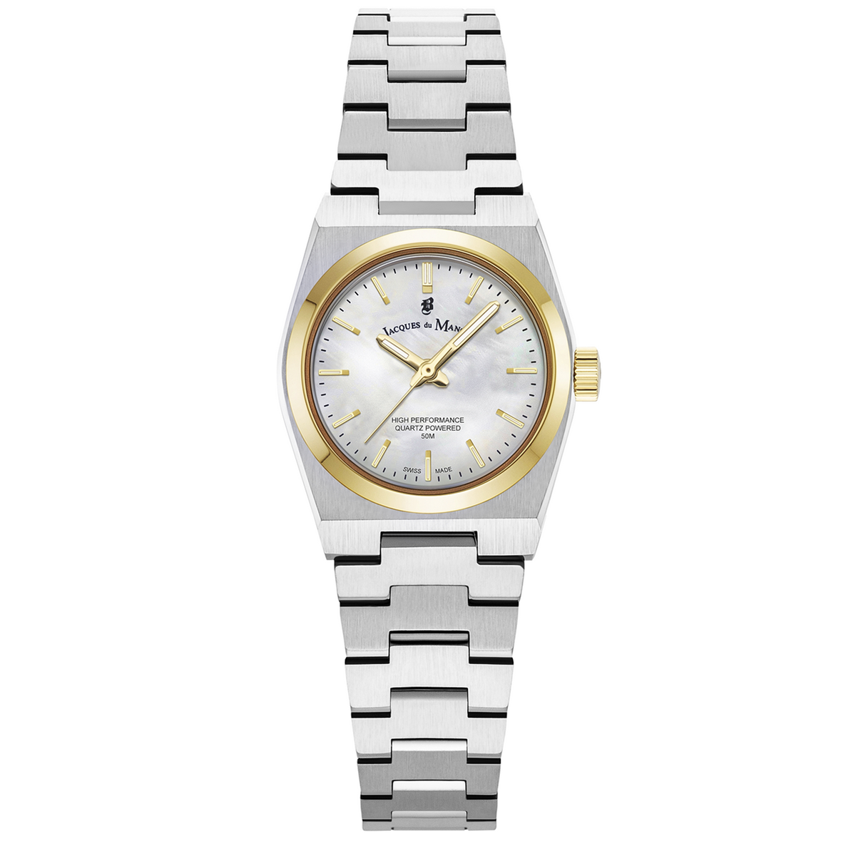 Jacques Du Manoir Horizon Ladies 25mm White MOP Women's Watch JWL05603
